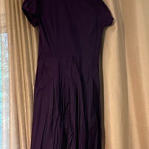 Purple Jessica Howard Side zip. Belt it or use Brown belt comes with dress.